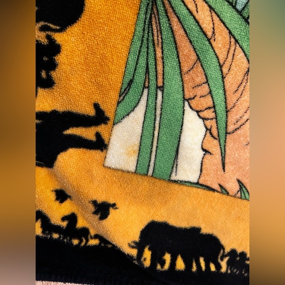 Rare Vintage 90s Disney Exclusive Lion King Beach Towel Simba Pumba Timon - Picture 8 of 8